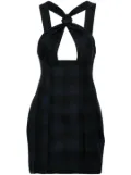 Sinead O'Dwyer Tie wool minidress - Blue