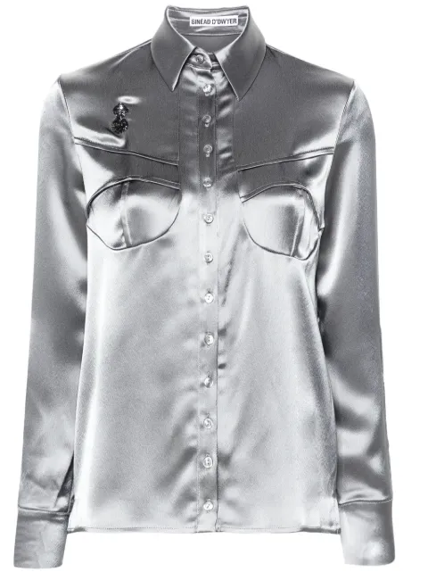 Sinead O'Dwyer Pyjama satin shirt