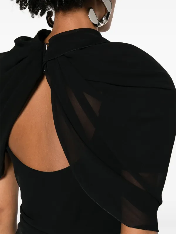 Jacquemus La Robe Castagna Minidress | Black | FARFETCH JO