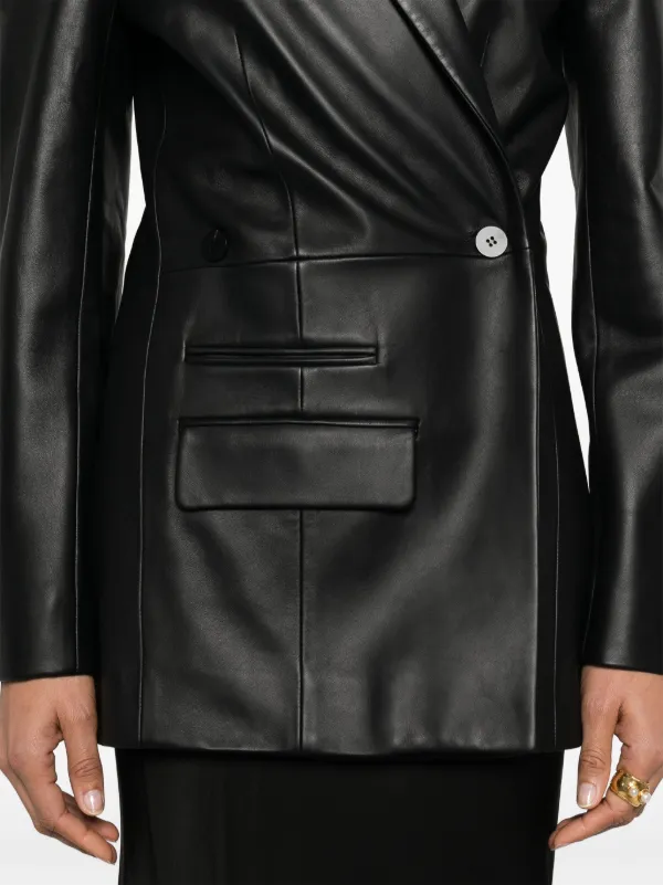 Jacquemus La Veste Tibau Cuir ジャケット | ブラック