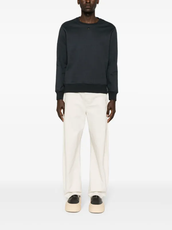 【関税込み】Craig Green ネイビー Hole スウェットシャツ Craig Green Hole Cotton Sweatshirt | Blue | FARFETCH JO