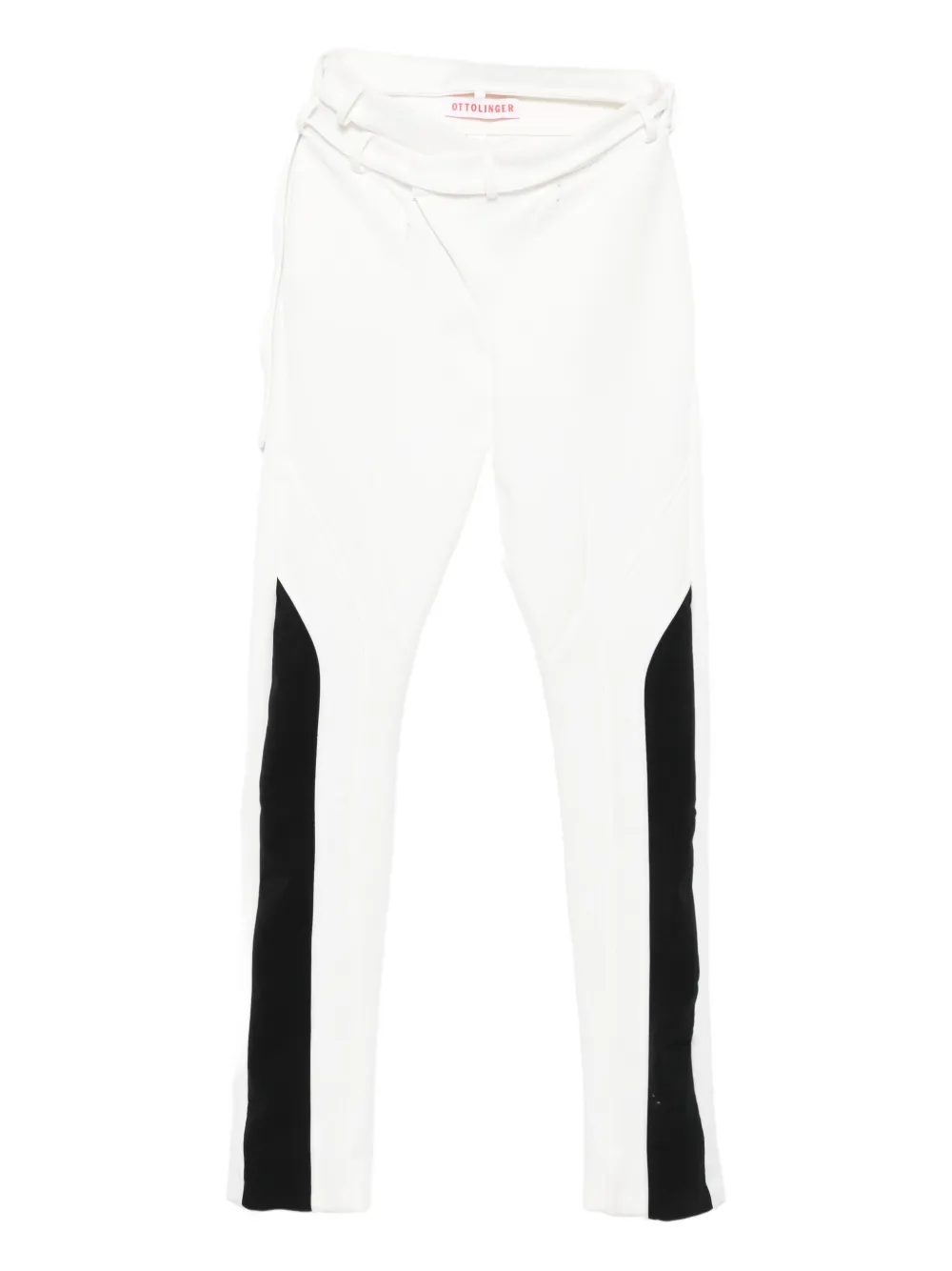 Ottolinger Broek met contrasterend vlak Wit