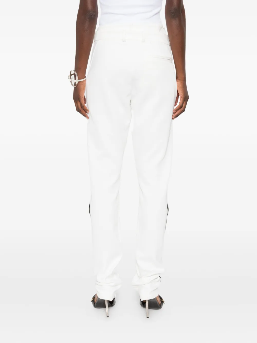 Ottolinger Broek met contrasterend vlak Wit