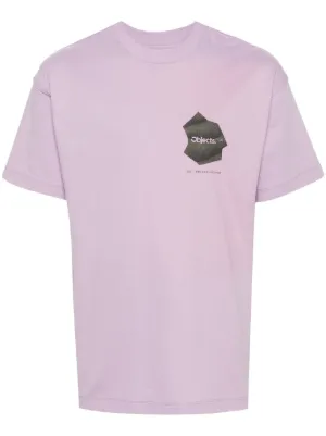 【関税込み】Objects IV Life パープル ロゴプリント Tシャツ OBJECTS IV LIFE グラフィック Tシャツ | パープル | FARFETCH JP