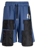 Mauna Kea Climber cotton track shorts - Blue
