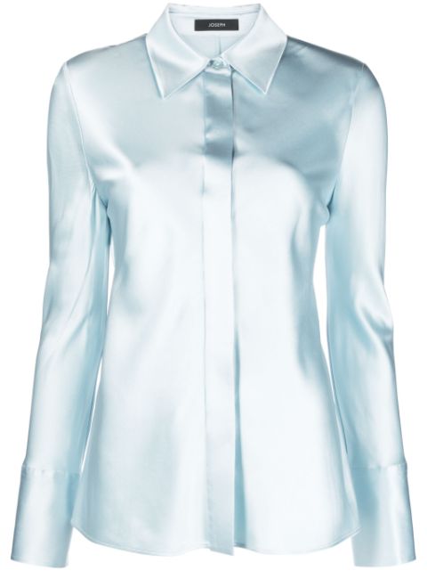 JOSEPH satin-finish silk shirt Women