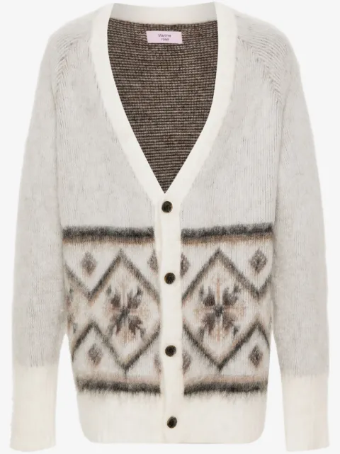 Martine Rose brushed Fair Isle-intarsia cardigan