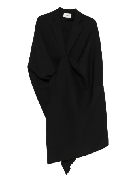 Coperni manteau asymétrique à design portefeuille
