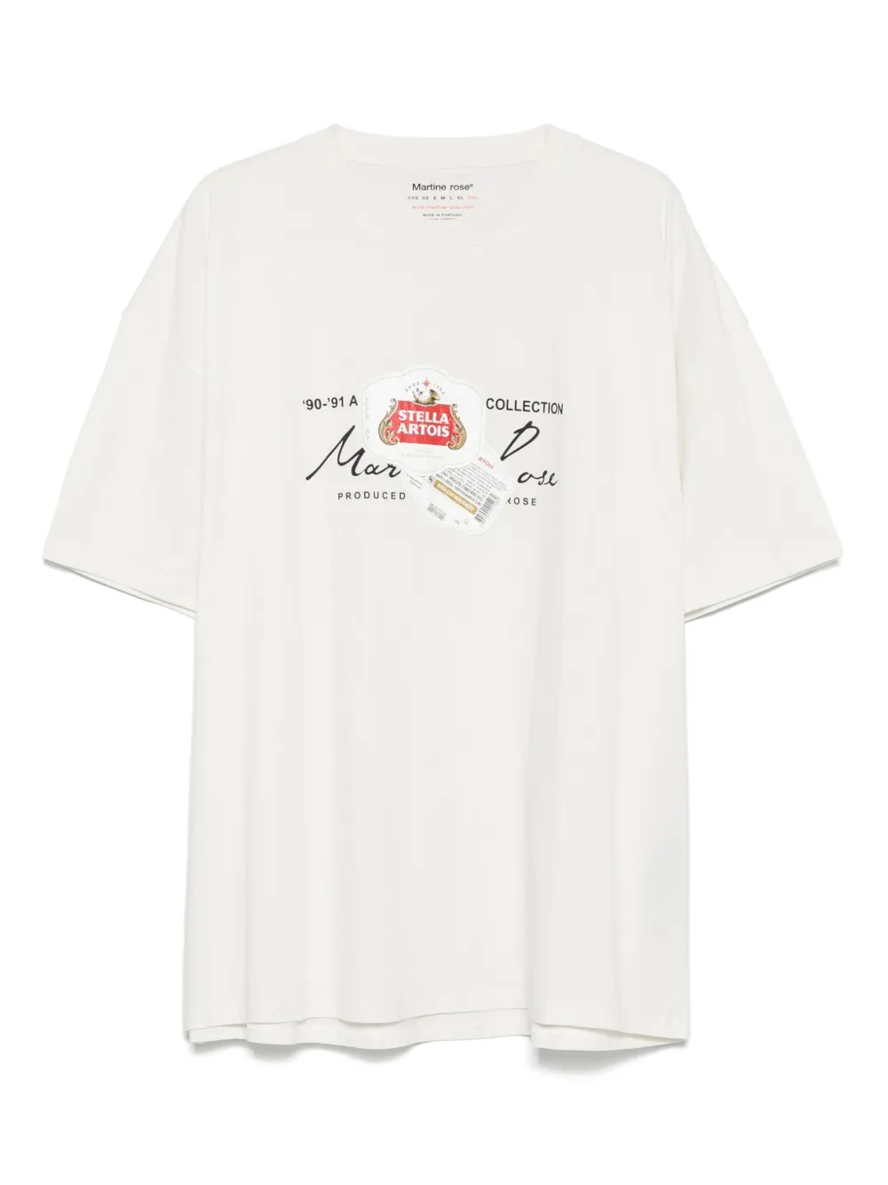 Martine Rose Graphic-print T-shirt In White