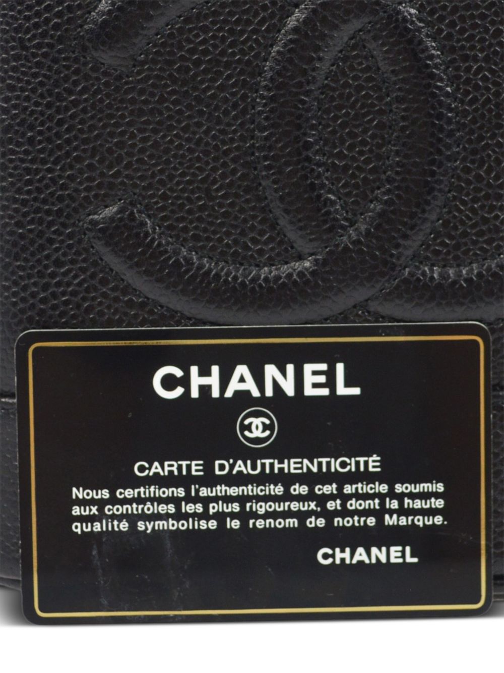 CHANEL 1998 CC stitch Vanity handbag Women