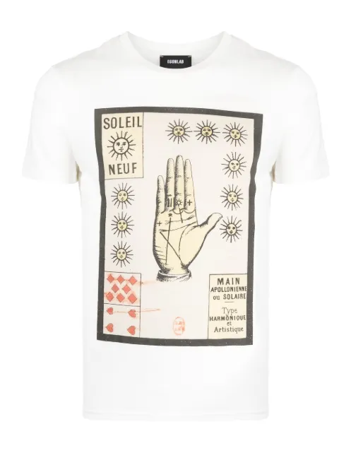 EGONlab. Sun Nine cotton T-shirt