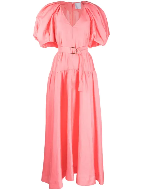 Acler robe Warner à col v - Rose - Acler - Modalova