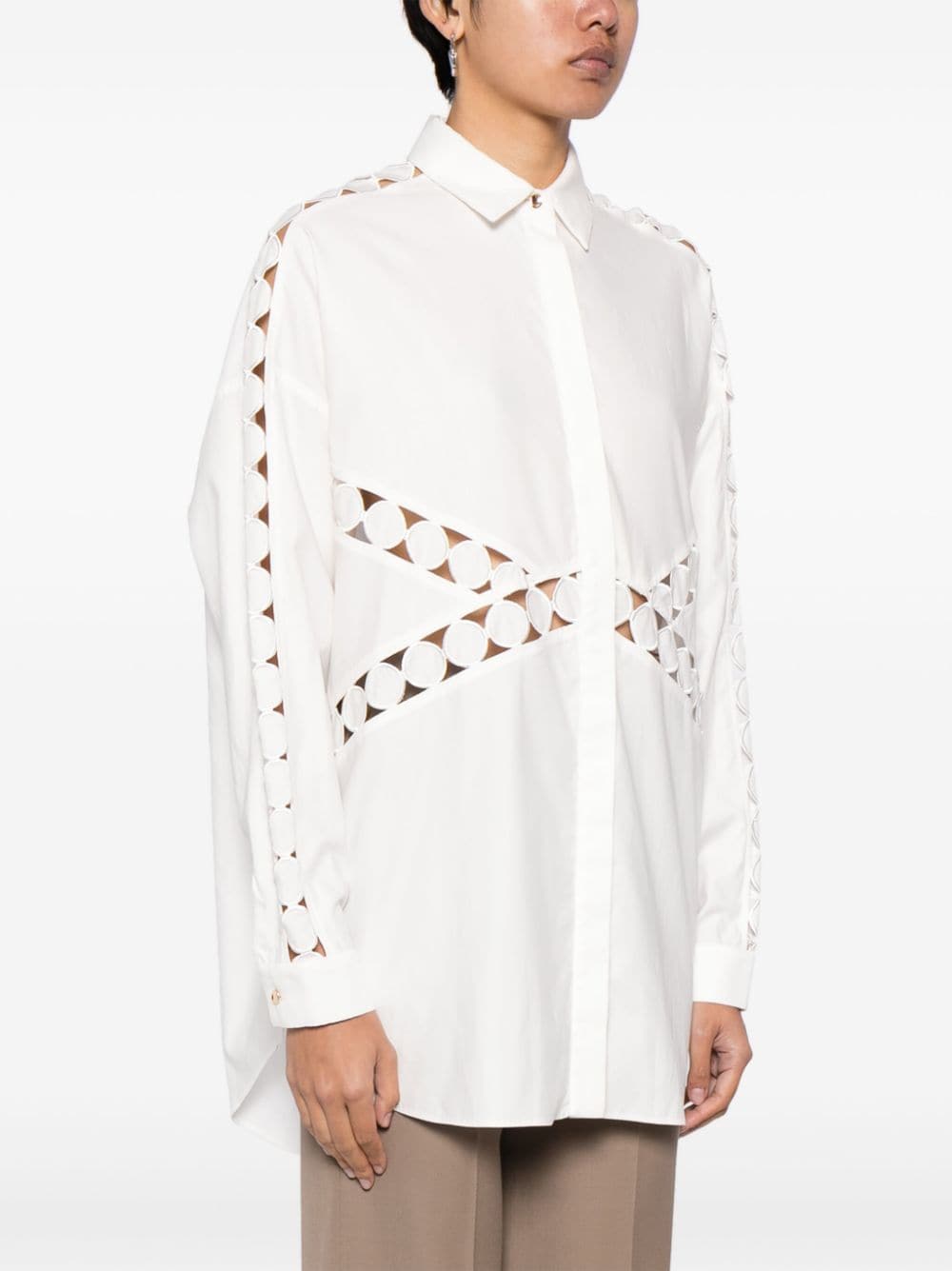 Acler Keeling blouse van biologisch katoen Wit