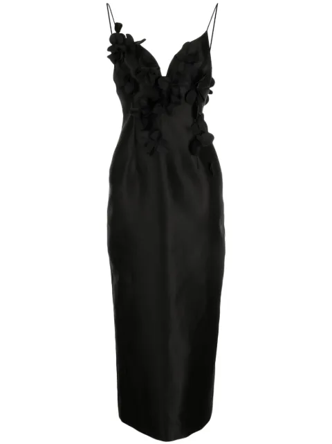 Acler vestido midi Isla Column