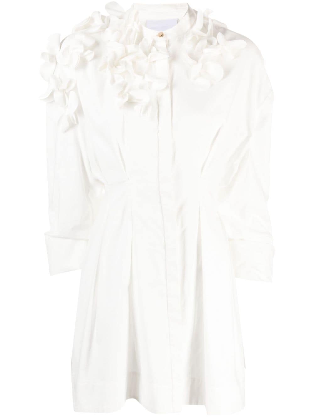 Acler Rannoch Organic Cotton Minidress In White