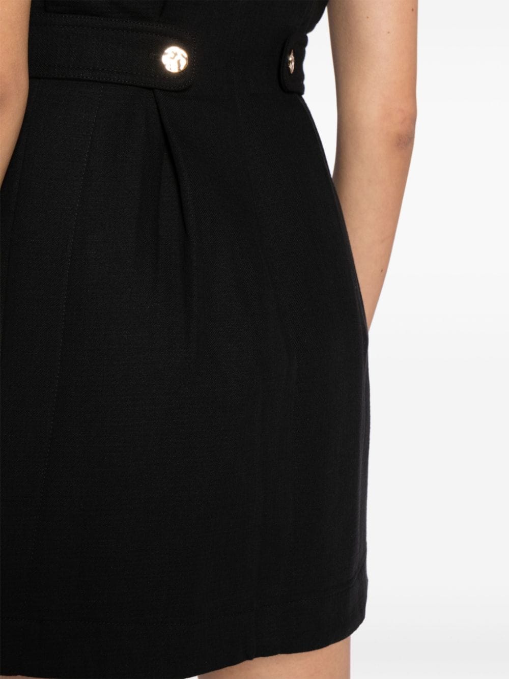 Shop Acler Delacourt Cut-out Dress In Black
