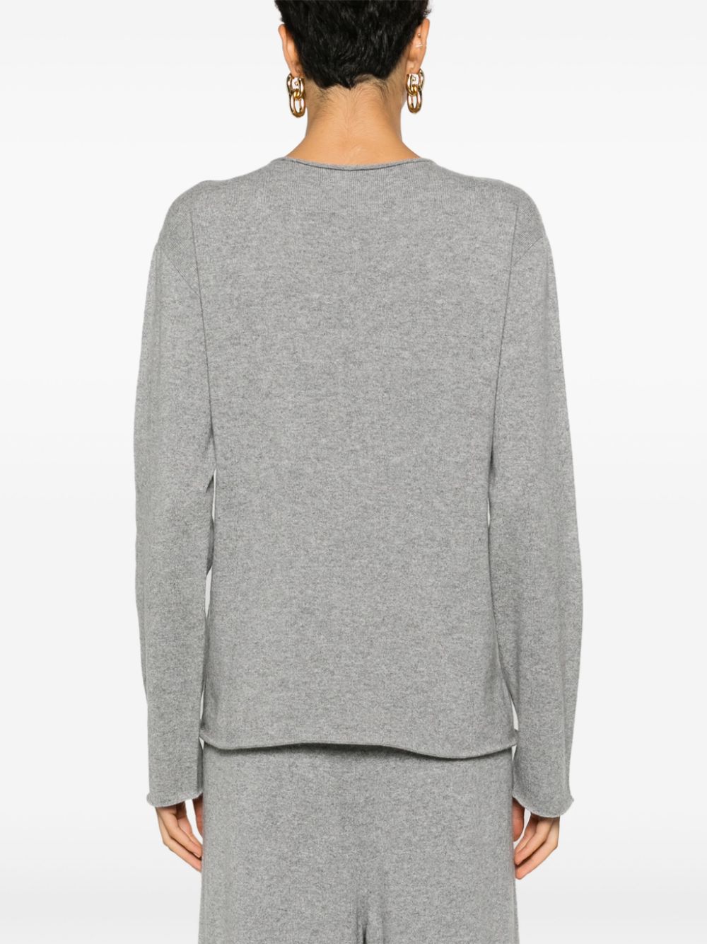 Shop Jil Sander Cropped Wool Jumper In Schwarz