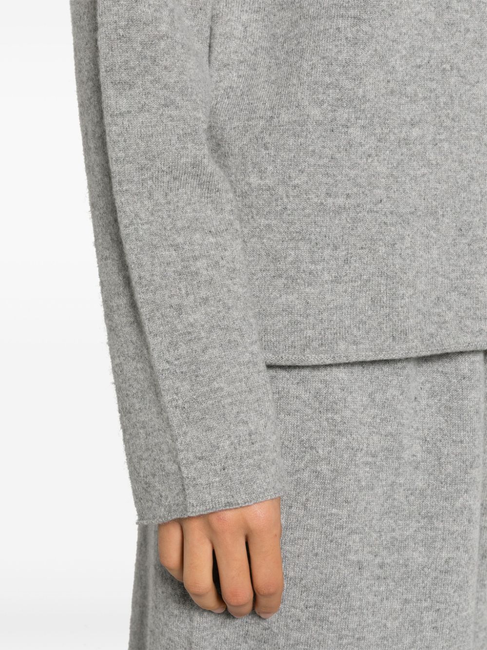 Shop Jil Sander Cropped Wool Jumper In Schwarz