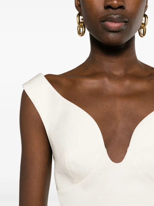 Jil Sander ノースリーブ オープンバックトップ | ホワイト