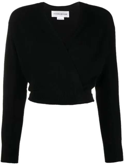 Victoria Beckham cardigan à design cache-cœur