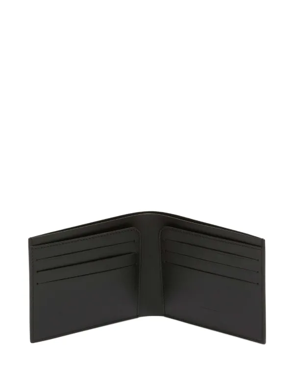 Jil Sander Leather bi-fold Wallet | Black | FARFETCH