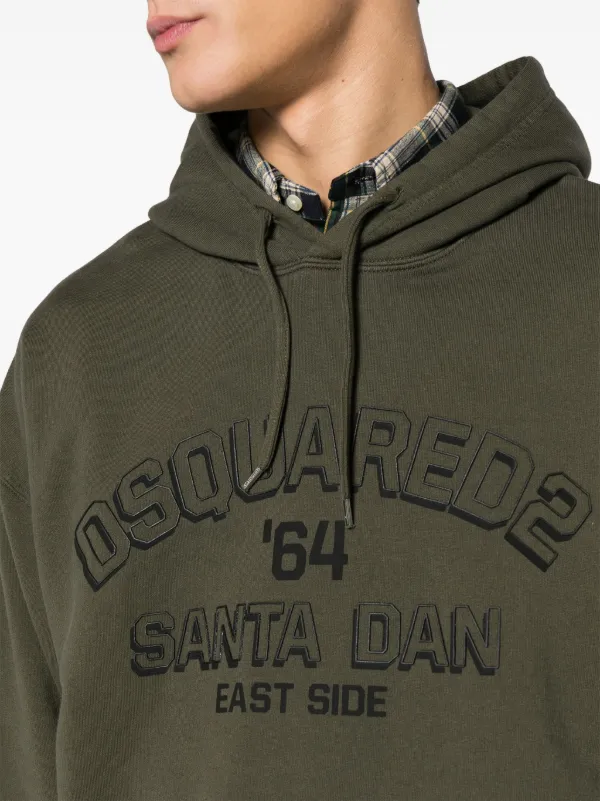 DSQUARED2 ロゴエンボス パーカー | グリーン | FARFETCH JP