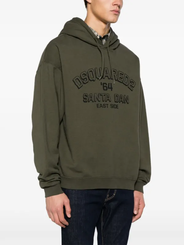 DSQUARED2 ロゴエンボス パーカー | グリーン | FARFETCH JP