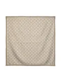 Tory Burch T Monogram silk scarf - Neutrals