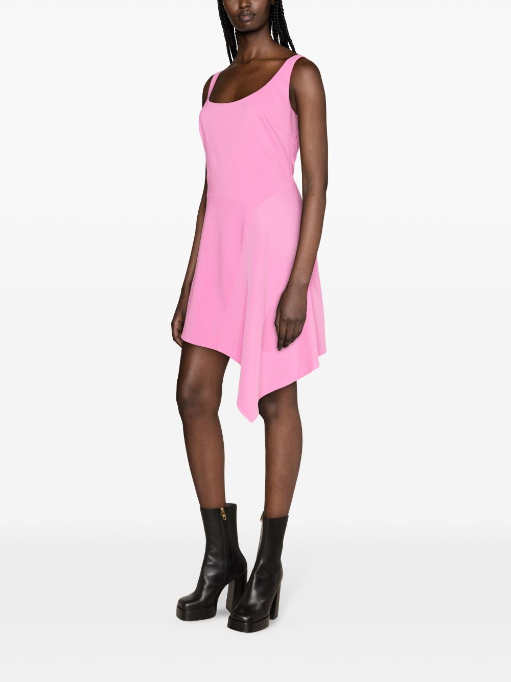 Dsquared2 Asymmetrische mini-jurk Roze