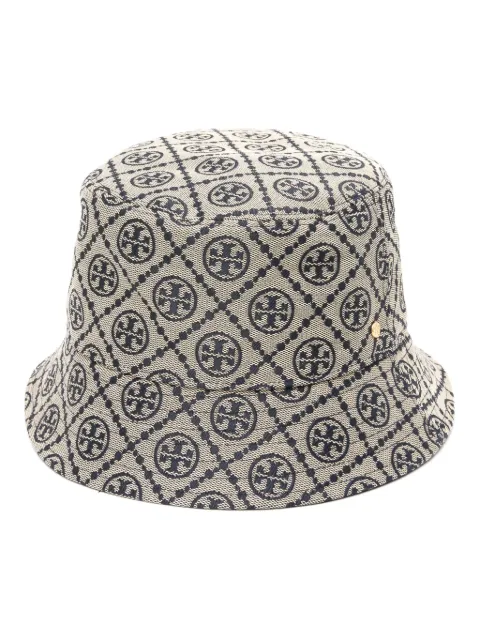 Tory Burch logo-jacquard bucket hat