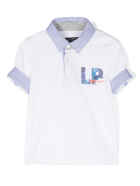 Lapin House playera tipo polo con logo estampado