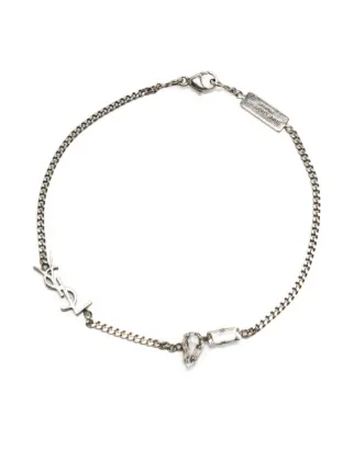 Saint Laurent Opyum Charm Bracelet | Silver | FARFETCH