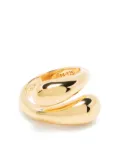 Missoma Savi crossover band ring - Gold