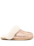 UGG Scuffette II matte marble sheepskin slippers - Brown