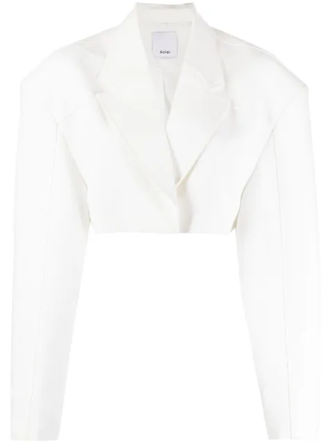 Acler Leopold cropped jacket