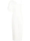 Acler Allister column midi dress - White