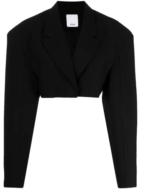 Acler Leopold cropped jacket