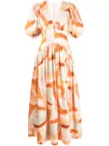 Acler Princeton abstract-pattern print dress - Multicolour