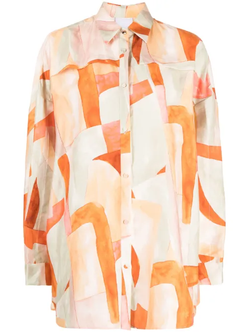 Chemise Edmond à imprimé aquarelle - Acler - Modalova