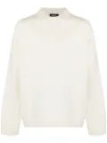 A.P.C. ribbed-knit wool blend jumper - White