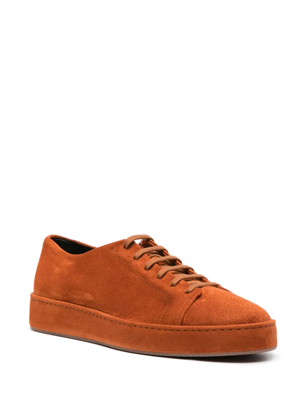 Santoni baskets en daim à lacets | Baskets basses | Image 2