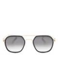 Mykita Leeland geometric-frame sunglasses - Gold