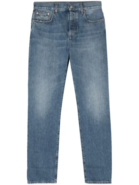 Gucci jeans rectos con detalle Horsebit