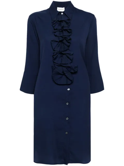 P.A.R.O.S.H. ruffled-detail A-line dress