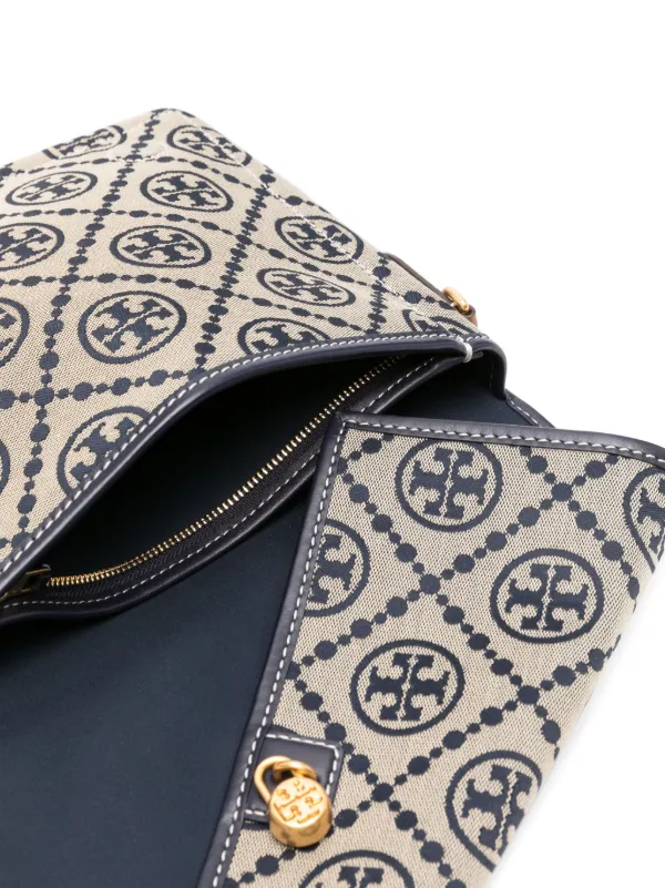 Tory burch canvas crossbody top