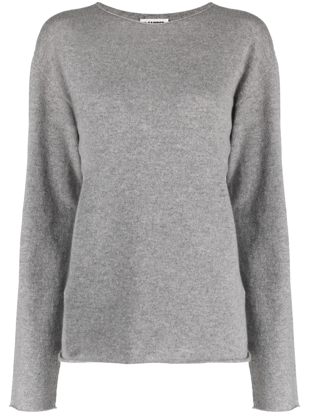 Jil Sander Kasjmier trui met mélange-effect Grijs