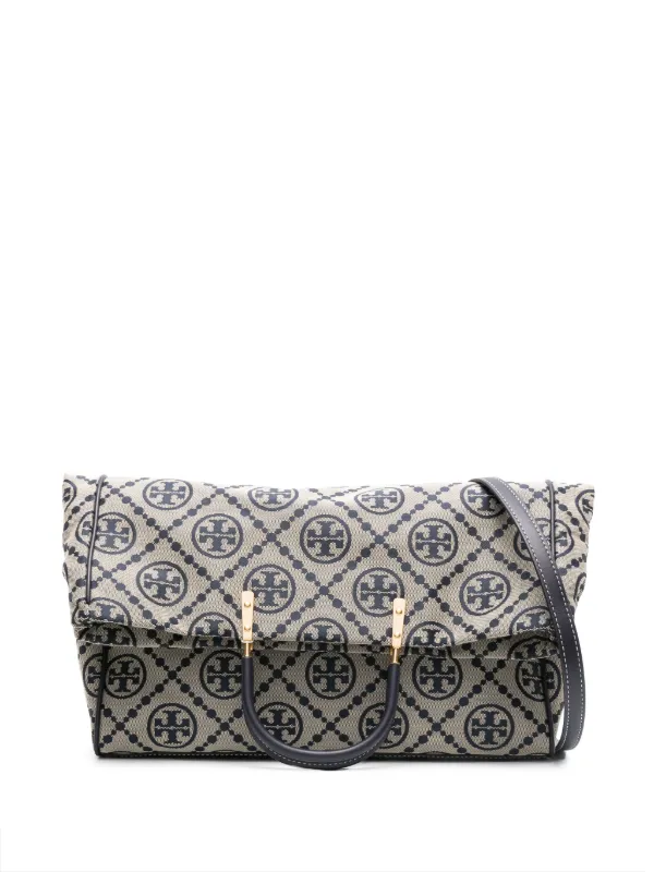 Tory burch store black canvas tote
