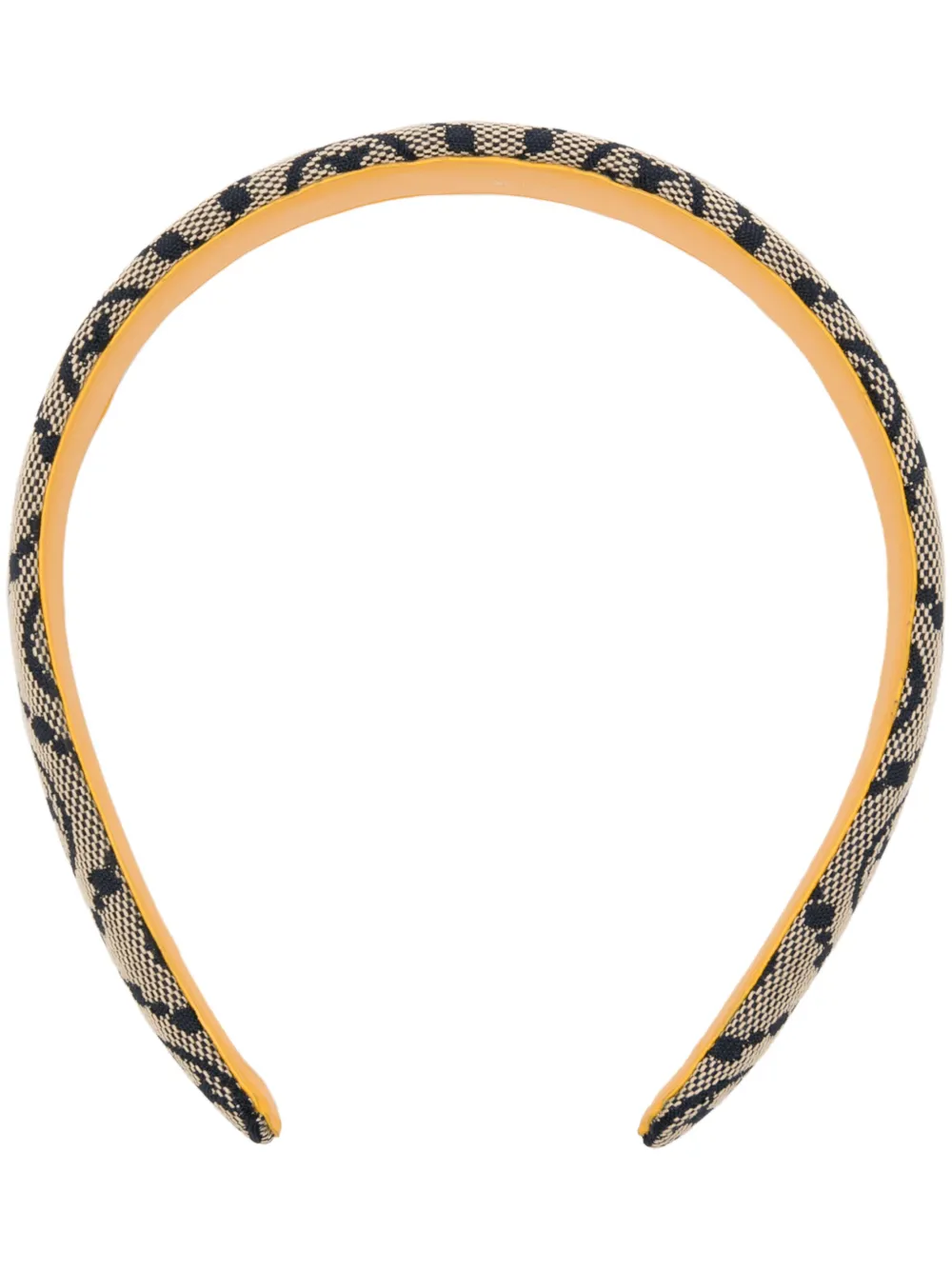 Tory Burch T Monogram Padded Jacquard Headband In Blue  display picture 3