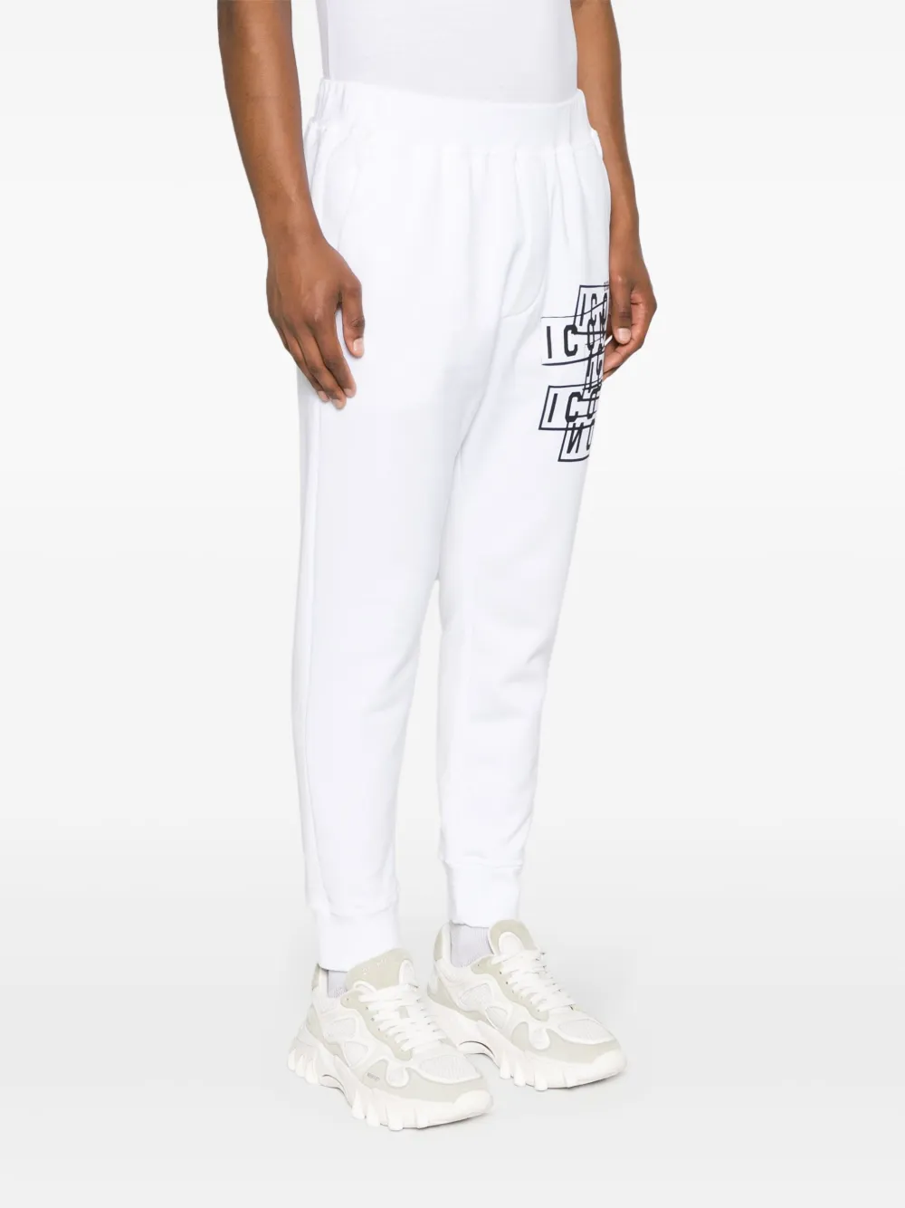DSQUARED2 Trainingsbroek met print Wit