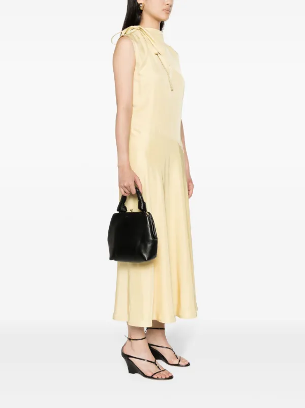 ★Jil Sander★ Small Goji Square Tote Bag 08WD0014P5083001 Jil Sander Small Goji Square Tote Bag | Black | FARFETCH